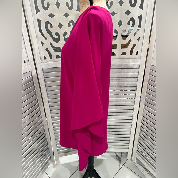 VICI Hot PINK Size M Cocktail Drape Dress - Picture 10 of 13